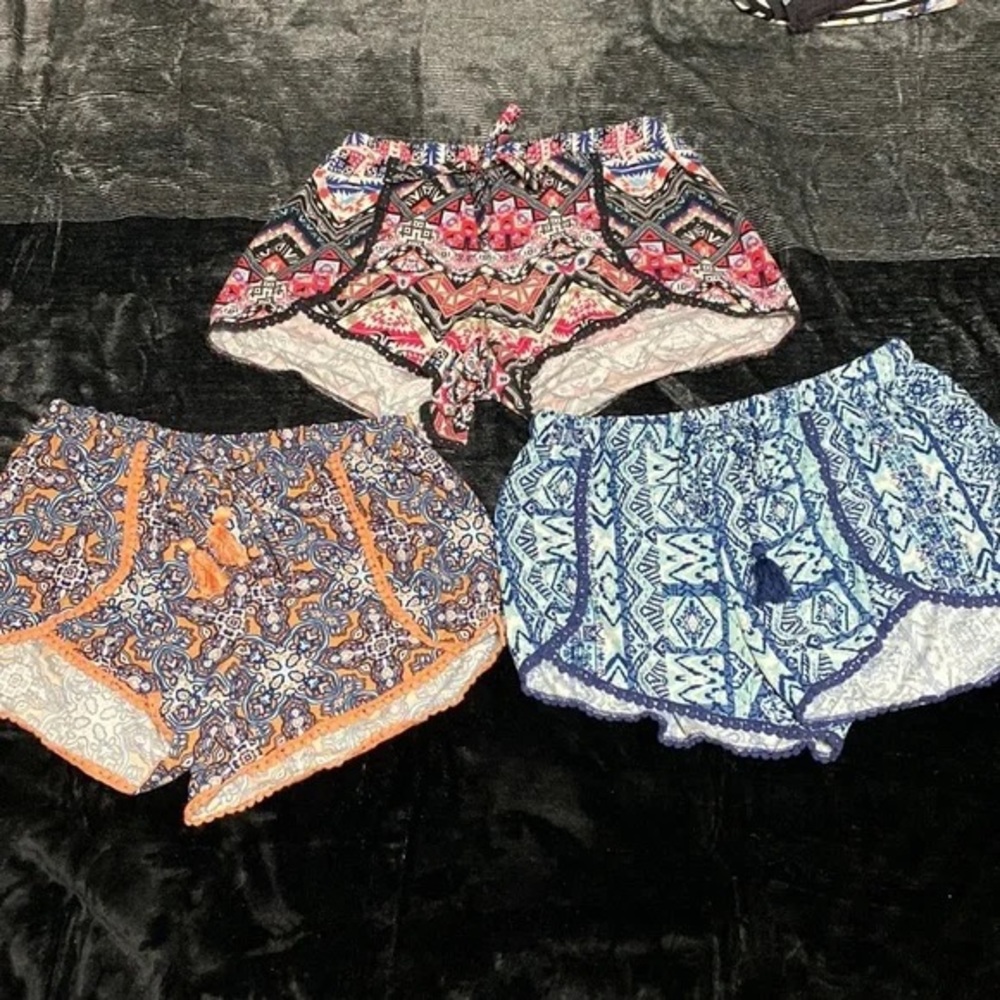 Bundle of 3 Pairs of Boho Shorts